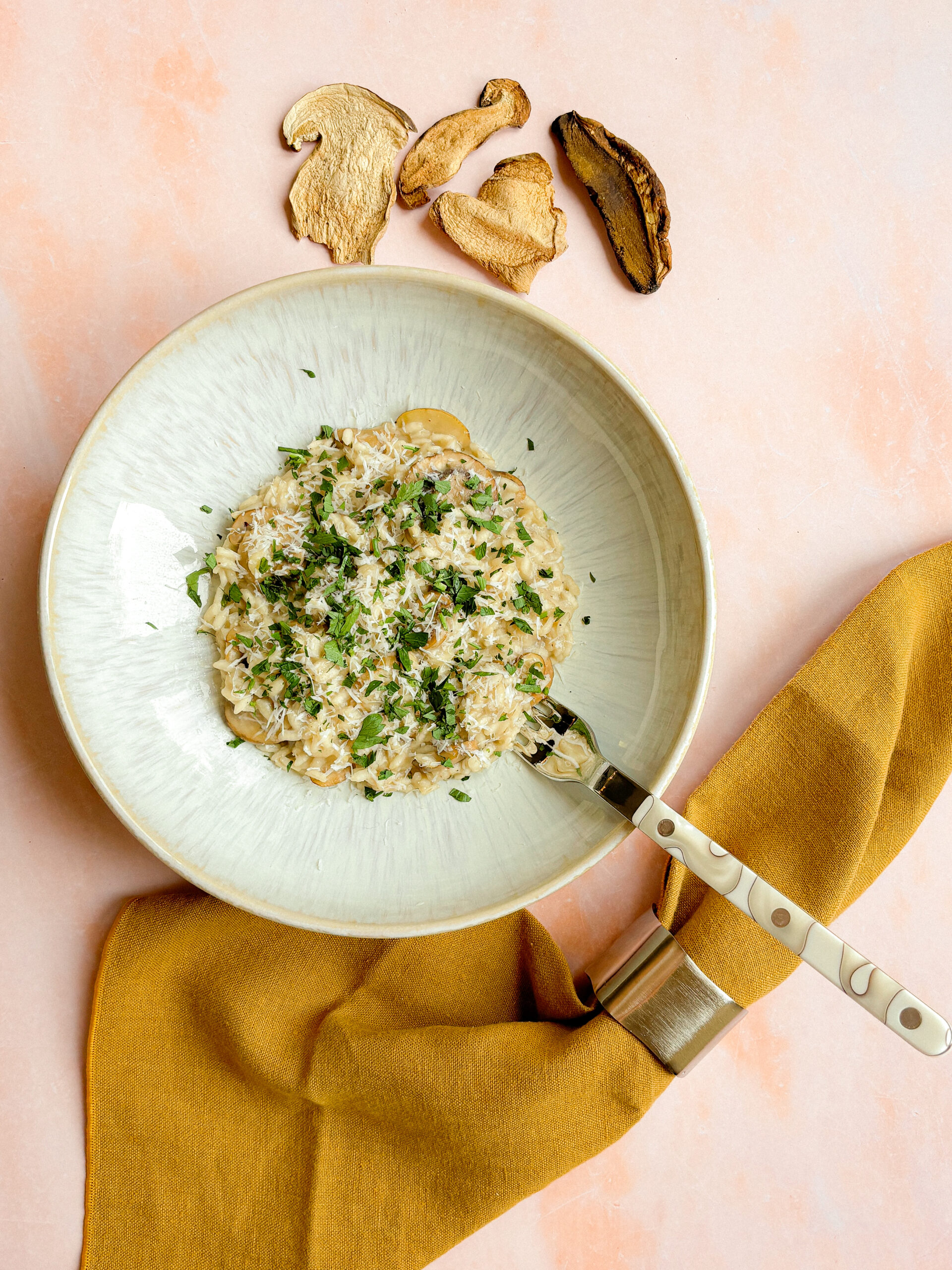 mushroom risotto by piccola cucina